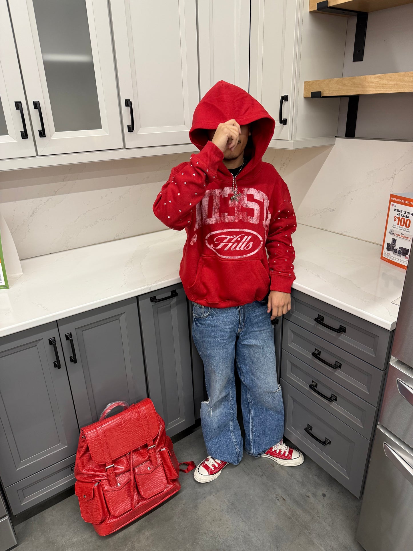 RED VVS HILLS HOODIE