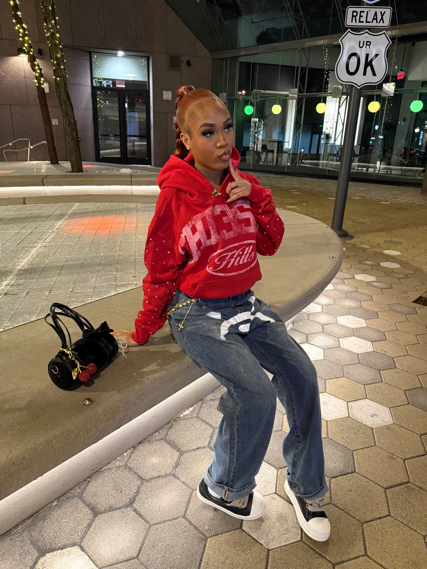 RED VVS HILLS HOODIE