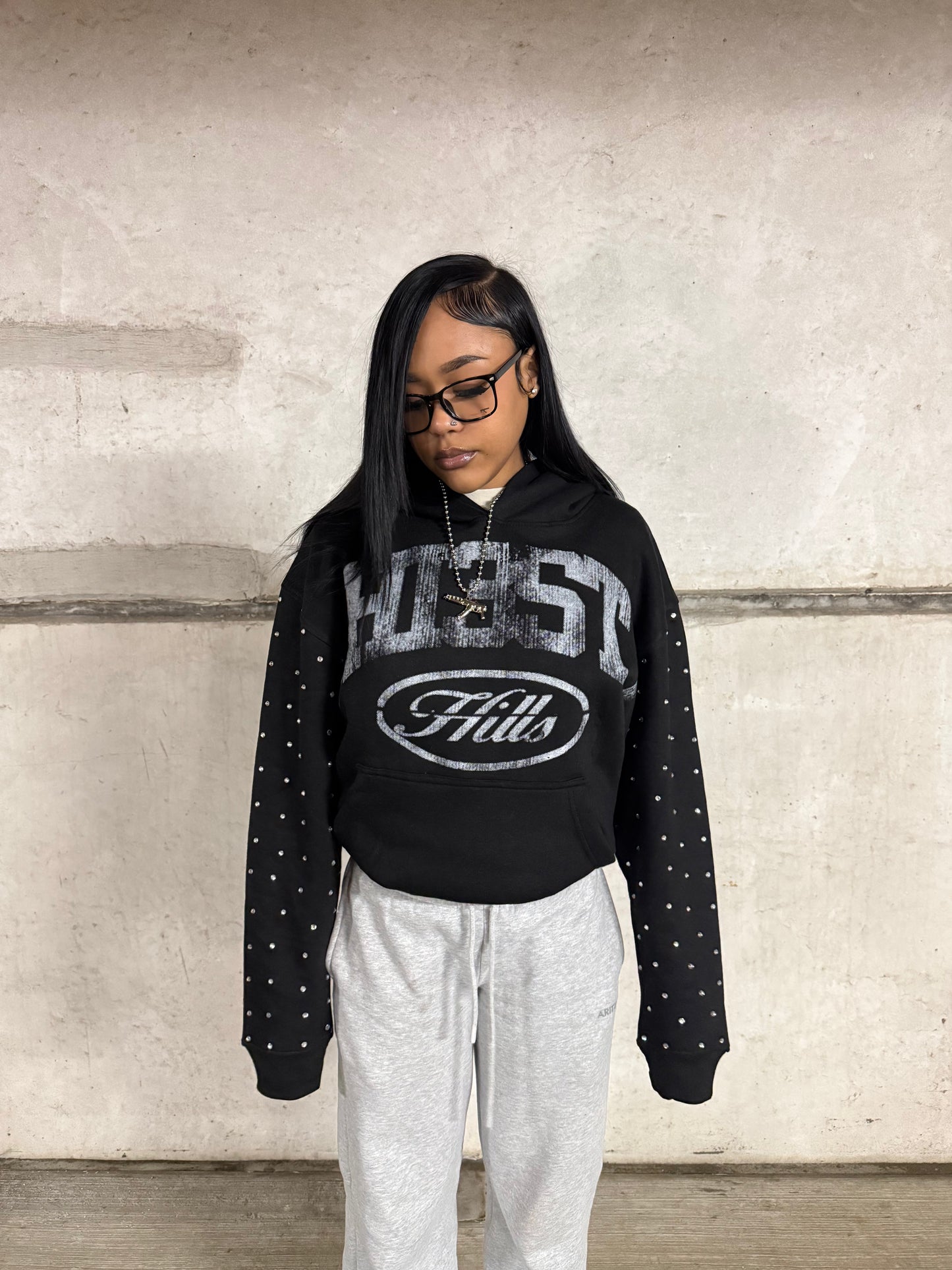 BLACK VVS HILLS HOODIE