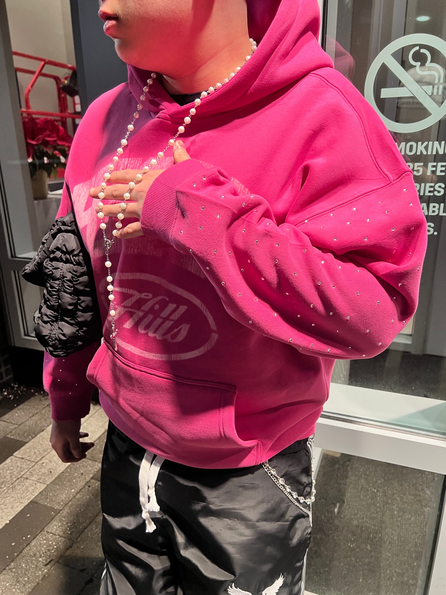 PINK VVS HILLS HOODIE