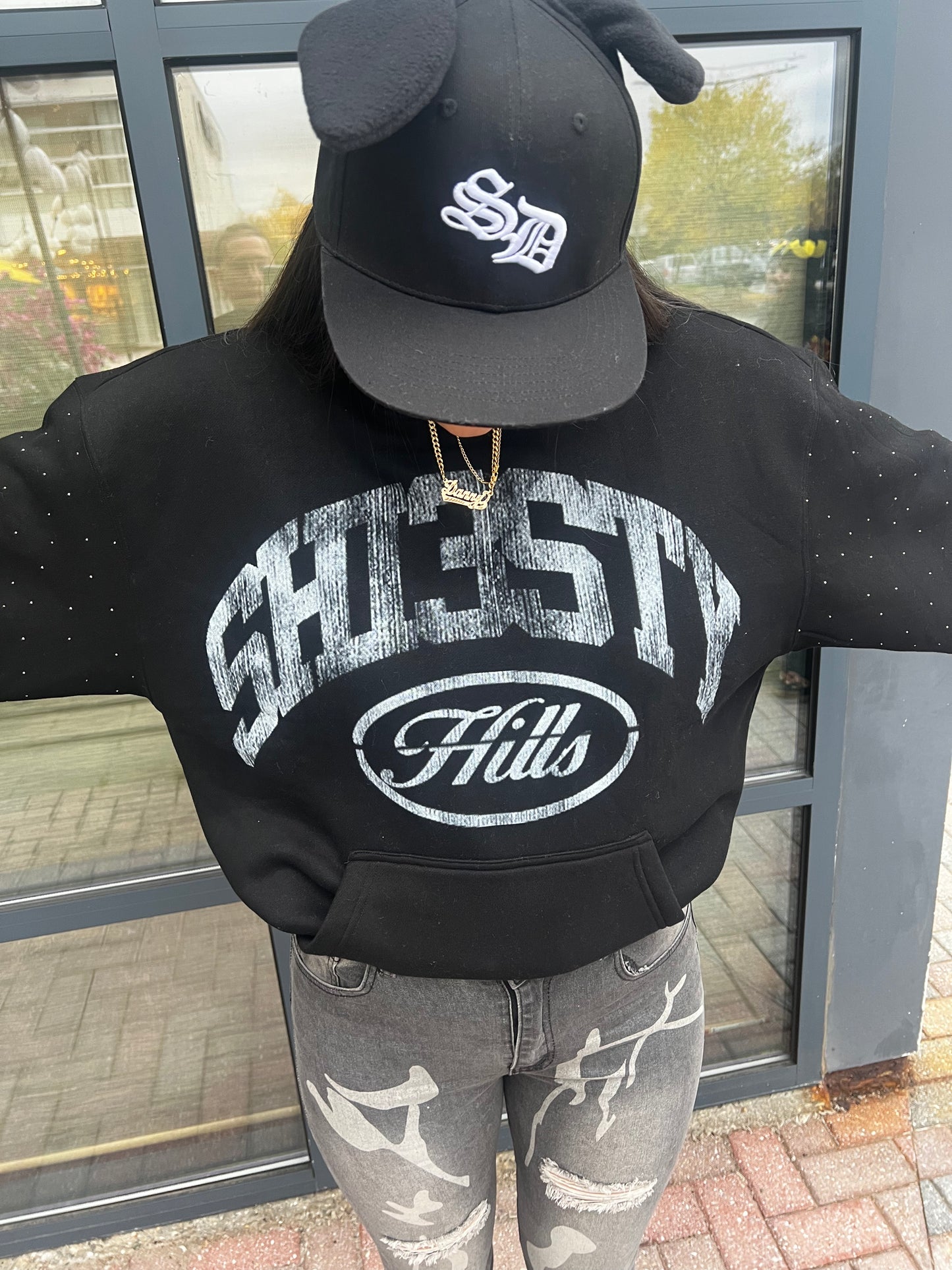 BLACK VVS HILLS HOODIE